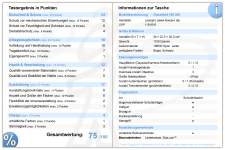 Testergebnis Tabelle Lowepro Classified 160 AW