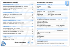 Bilora Alpha 40 Testergebnis-Tabelle