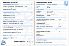 Dörr Mountain Pro Medium - Testergebnis-Tabelle