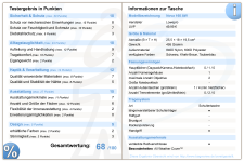 Lowepro Nova 160 AW - Testergebnis-Tabelle